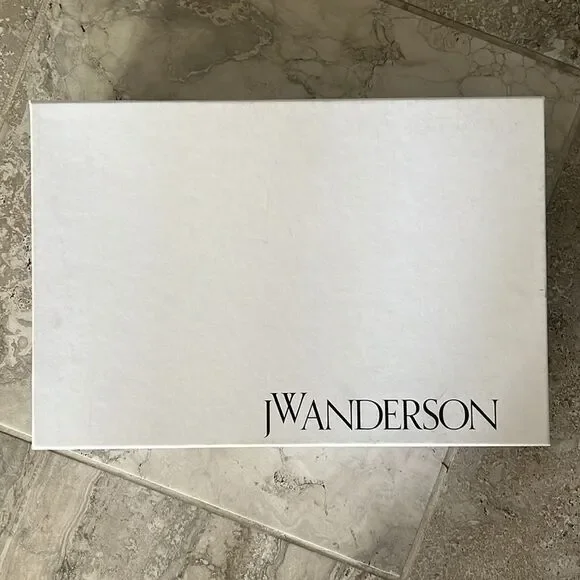 JW Anderson LaceUp Bubble Sneaker Suede Yellow-Canvas, New, Size 39